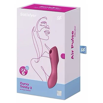 Vibrator Satisfyer Curvy Trinity 3 Rosu