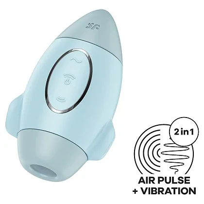 Vibrator Satisfyer Mission Control Albastru