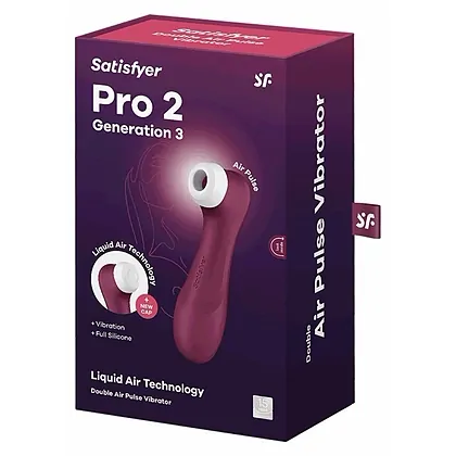 Vibrator Satisfyer Pro 2 Generation 3 Air Pulse Rosu