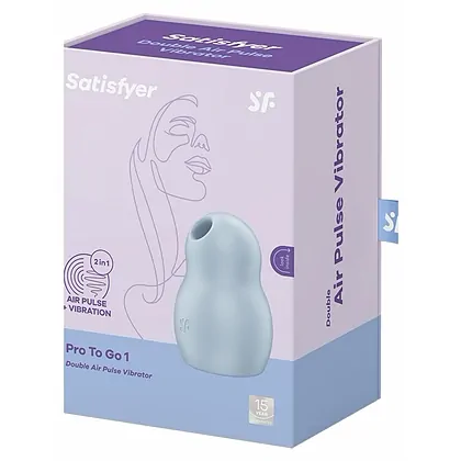 Vibrator Satisfyer Pro To Go 1 Albastru