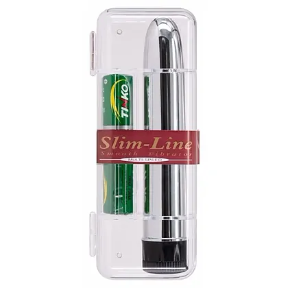 Vibrator Slim Line Silver Argintiu