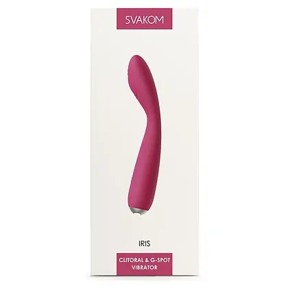 Vibrator Svakom Iris Clitoris Si Punct G Rosu