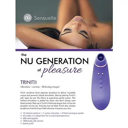 Vibrator Trinitii 3in1 Tongue Sensuelle Mov