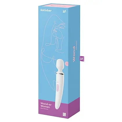 Vibrator Wand Women Satisfyer Alb