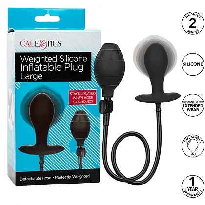 Weighted Inflatable Plug Large Negru