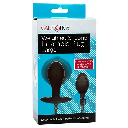 Weighted Inflatable Plug Large Negru