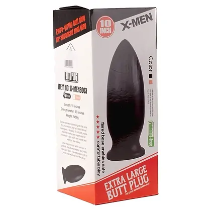 X-MEN 10 Extra Large Anal Plug Negru