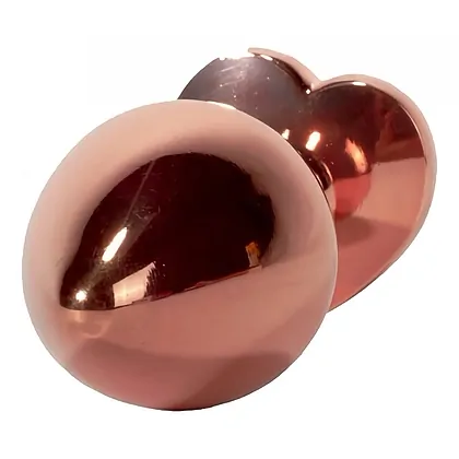 X-MEN Secret Shine Metal Anal Plug Rose Gold Heart M Auriu